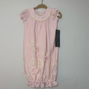 Isobella and Chloe Newborn Dresses and headbands